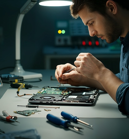 Virus removal and software installation on laptop